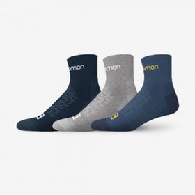 Salomon 160251452 Active 3p Lacivert Unisex Spor Çorap