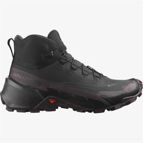 Salomon 417310 Cross Hike Mid GTX 2 W Black/Chocolate Plum/Black Kadın Outdoor Bot