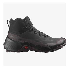 Salomon 417310 Cross Hike Mid GTX 2 W Black/Chocolate Plum/Black Kadın Outdoor Bot