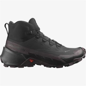 Salomon 417310 Cross Hike Mid GTX 2 W Black/Chocolate Plum/Black Kadın Outdoor Bot