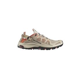 Salomon 474324 Bej Techamphibian 5 W White Pepper Bleached Sand Living Coral Kadın Outdoor Ayakkabı