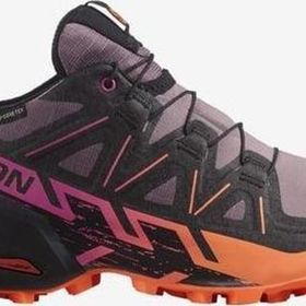 Salomon 474657 Speedcross 6 GTX W Moonscape Black Bird of Paradise Kadın Outdoor Ayakkabı