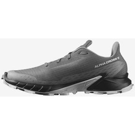 Salomon Alphacross 5 Erkek Gri Koşu Ayakkabısı