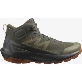 Salomon Elixir Activ Mid Yeşil Gore-Tex Erkek Outdoor Botu