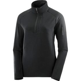 Salomon Essential Ltwarm Half Zip Siyah Kadın Polar