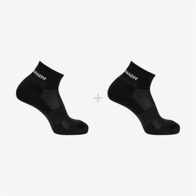 Salomon Evasion Ankle 2 Adet Siyah Çorap