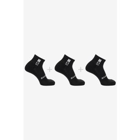 Salomon Evasion Ankle 3 Adet Siyah Çorap