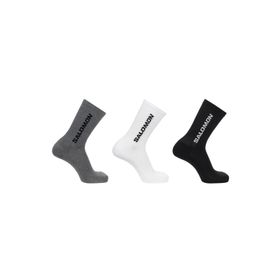 Salomon Everyday Crew 3 Pack Bej Gri Beyaz Çorap