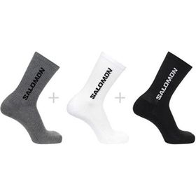 Salomon Everyday Crew 3 Pack Bej Gri Beyaz Çorap