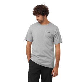 Salomon Graphic Perf SS Tee M Gri Erkek Koşu T-Shirt