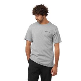 Salomon Graphic Perf SS Tee M Gri Erkek Koşu T-Shirt