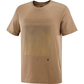 Salomon Graphic SS Tee Kahverengi Erkek T-shirt