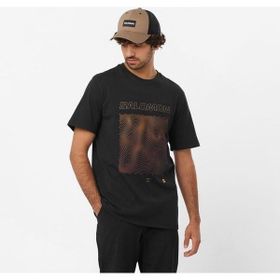 Salomon Graphic SS Tee Siyah Erkek T-shirt