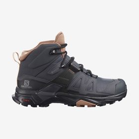 Salomon L41295600 X Ultra 4 Mid GTX Siyah Gri Kadın Outdoor Ayakkabı