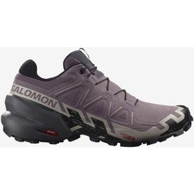 Salomon L41742900 Speedcross 6 W Mor Siyah Kadın Ayakkabı