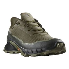 Salomon L47310300 Alphacross 5 Gore-Tex Haki Erkek Outdoor Ayakkabı