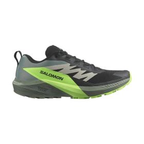 Salomon L47311100 Sense Ride 5 Siyah Yeşil Outdoor Erkek Ayakkabı