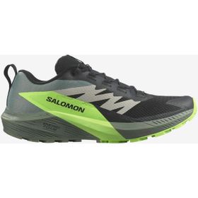 Salomon L47311100 Sense Ride 5 Siyah Yeşil Outdoor Erkek Ayakkabı