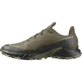 Salomon L47313300 Alphacross 5 Haki Renk Bilek Boy Güçlü Kavramalı Erkek Parkur Ayakkabısı