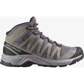Salomon L47753400 X-Adventure Recon Mıd Gore Tex Excalibur Gri Kadın Outdoor Botu