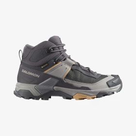 Salomon L47754500 Gri X Ultra 5 Mid Gore-Tex Kadın Outdoor Bot