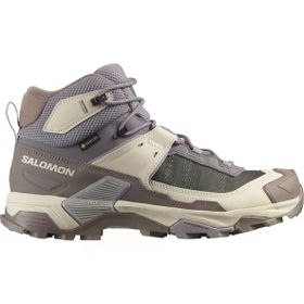 Salomon L47854900 Bej X Ultra 5 Mid Gore-Tex Kadın Outdoor Bot