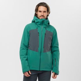 Salomon LC1583200 Yeşil Highland Jkt M Erkek Kayak Ceketi