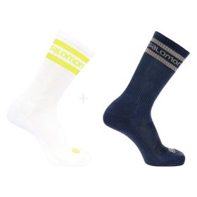 Salomon LC1816900 369 Crew 2 Paket Unisex Çok Renkli Günlük Stil Çorap