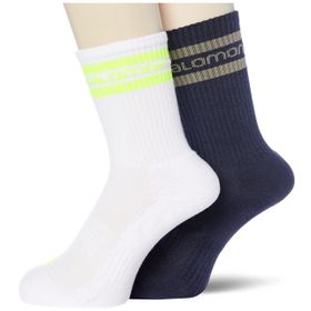 Salomon LC1816900 369 Crew 2 Paket Unisex Çok Renkli Günlük Stil Çorap