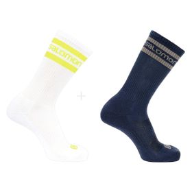 Salomon LC1816900 369 Crew 2 Paket Unisex Çok Renkli Günlük Stil Çorap