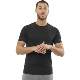Salomon LC1869400 Siyah Cross Run Erkek Koşu T-Shirt