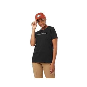 Salomon LC2030300 Siyah ESSENTIAL LOGO Kadın Günlük Tişört