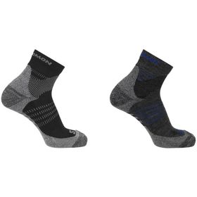 Salomon LC2082900 X Ultra Access Quarter 2 Adet Antrasit Siyah Çorap