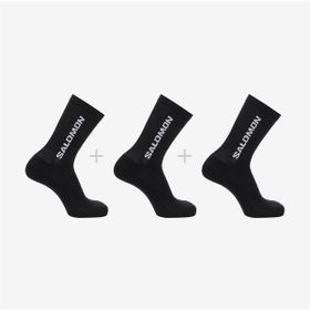 Salomon LC2086000 Everyday Crew 3 Pack Siyah Unisex Çorap
