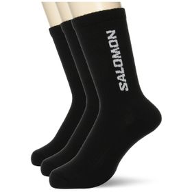 Salomon LC2086000 Everyday Crew 3 Pack Siyah Unisex Çorap