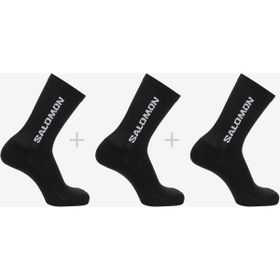 Salomon LC2086000 Everyday Crew 3 Pack Siyah Unisex Çorap