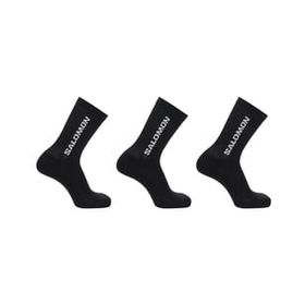 Salomon LC2086000 Everyday Crew 3 Pack Siyah Unisex Çorap