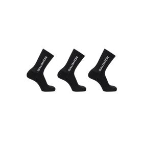 Salomon LC2086000 Everyday Crew 3 Pack Siyah Unisex Çorap