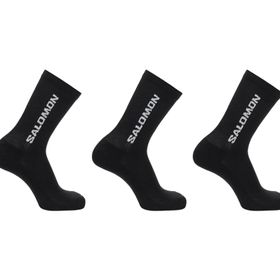 Salomon LC2086000 Everyday Crew 3 Pack Siyah Unisex Çorap