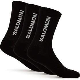 Salomon LC2086100 Everyday Crew 3 Pack Siyah Çorap