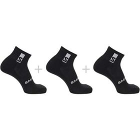 Salomon LC2086500 Everyday Ankle 3 Pack Siyah Unisex Çorap