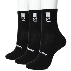 Salomon LC2086500 Everyday Ankle 3 Pack Siyah Unisex Çorap