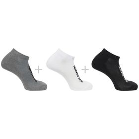 Salomon LC2087100 Everyday Low 3 Pack Siyah Beyaz Gri Unisex Çorap