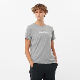 Salomon LC2217500 Yeşil Kadın T-shirt