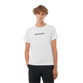 Salomon LC2217600 Logo SS Tee W Beyaz Kadın T-shirt
