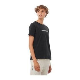 Salomon LC2217700 Logo SS Tee W Siyah Kadın T-shirt