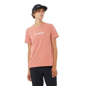 Salomon LC2218800 Running Graphic SS Tee M Siyah Erkek T-shirt