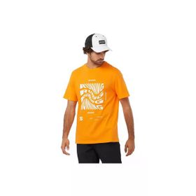 Salomon Lc2219100 Running Graphic Ss Tee M Erkek Tişört