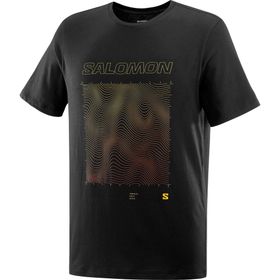 Salomon LC2219200 Graphic SS TEE M Siyah Erkek T-shirt