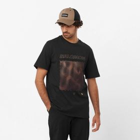 Salomon LC2219200 Graphic SS TEE M Siyah Erkek T-shirt